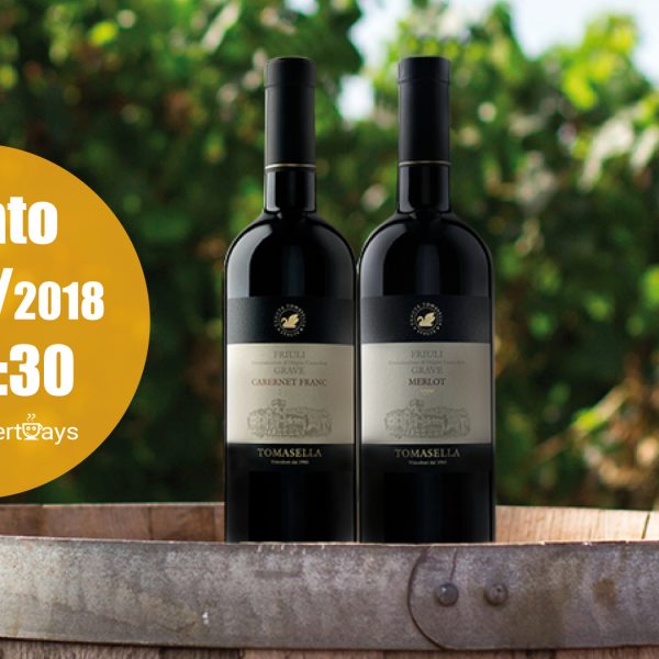 Degustazione con sommelier vini Cantina Tomasella e gourmet